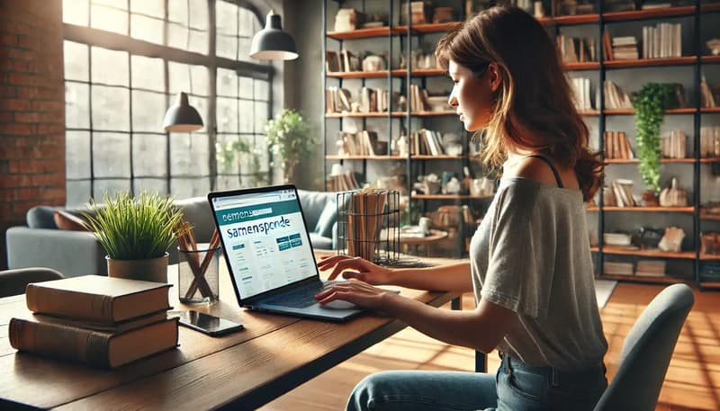 Frau sucht online einen Samenspender