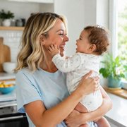 Alleinerziehende Mutter