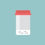 Fläschchen mit Sperma